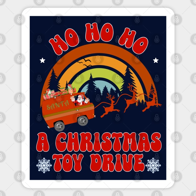 HO HO HO, A Christmas Toy Drive Sticker by Blended Designs